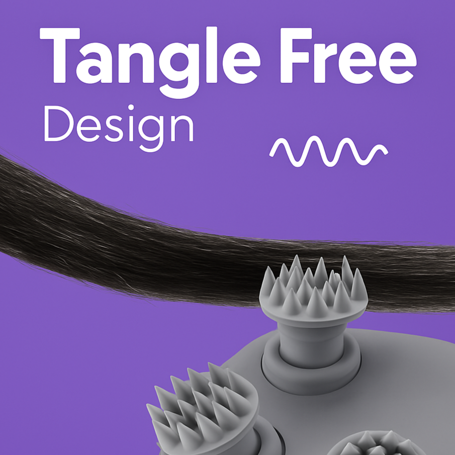 Hair Density and Growth-Stimulating Scalp Massager™ | 6 Months Warranty
