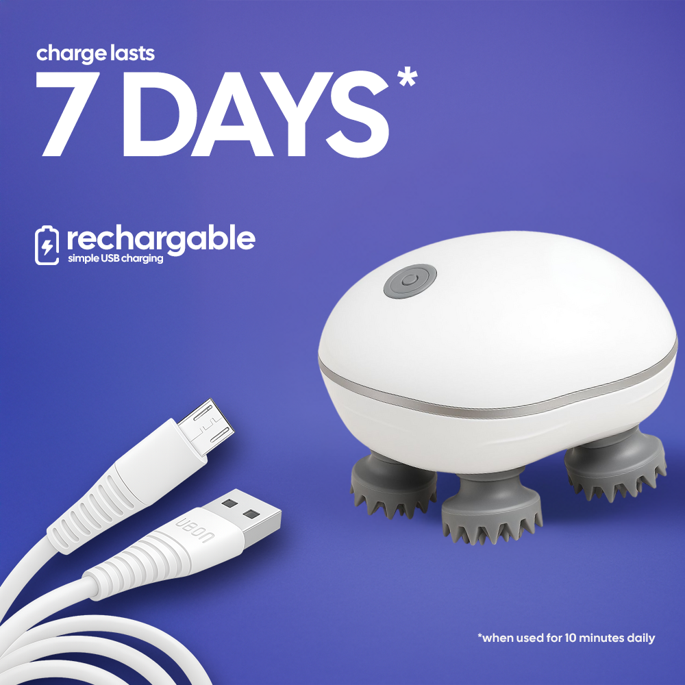 Hair Density and Growth-Stimulating Scalp Massager™ | 6 Months Warranty