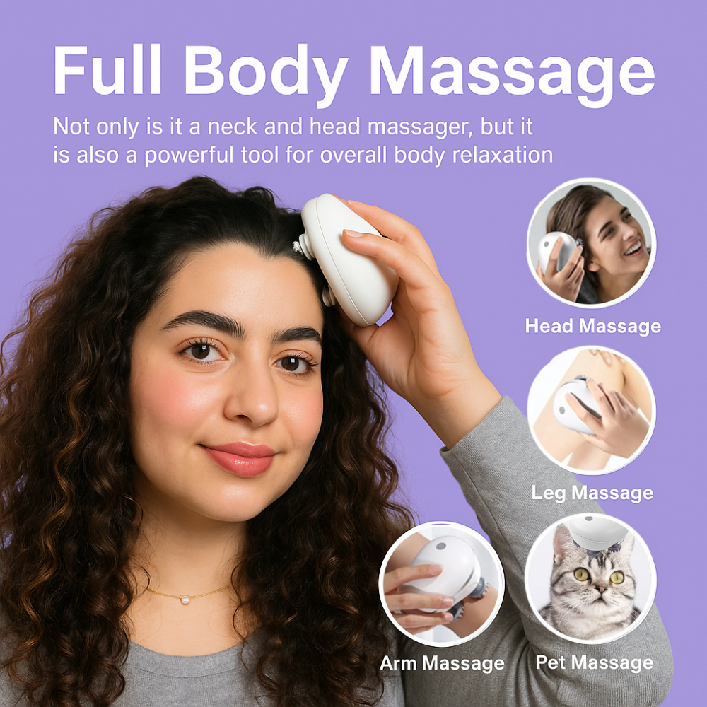 Hair Density and Growth-Stimulating Scalp Massager™ | 6 Months Warranty